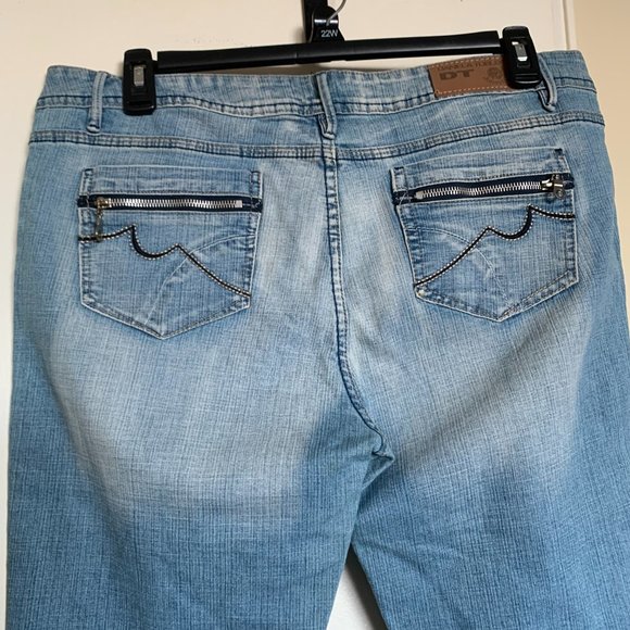 DANIELA TOBLER CROPPED BLUE JEANS SIZE 35 - Picture 4 of 9